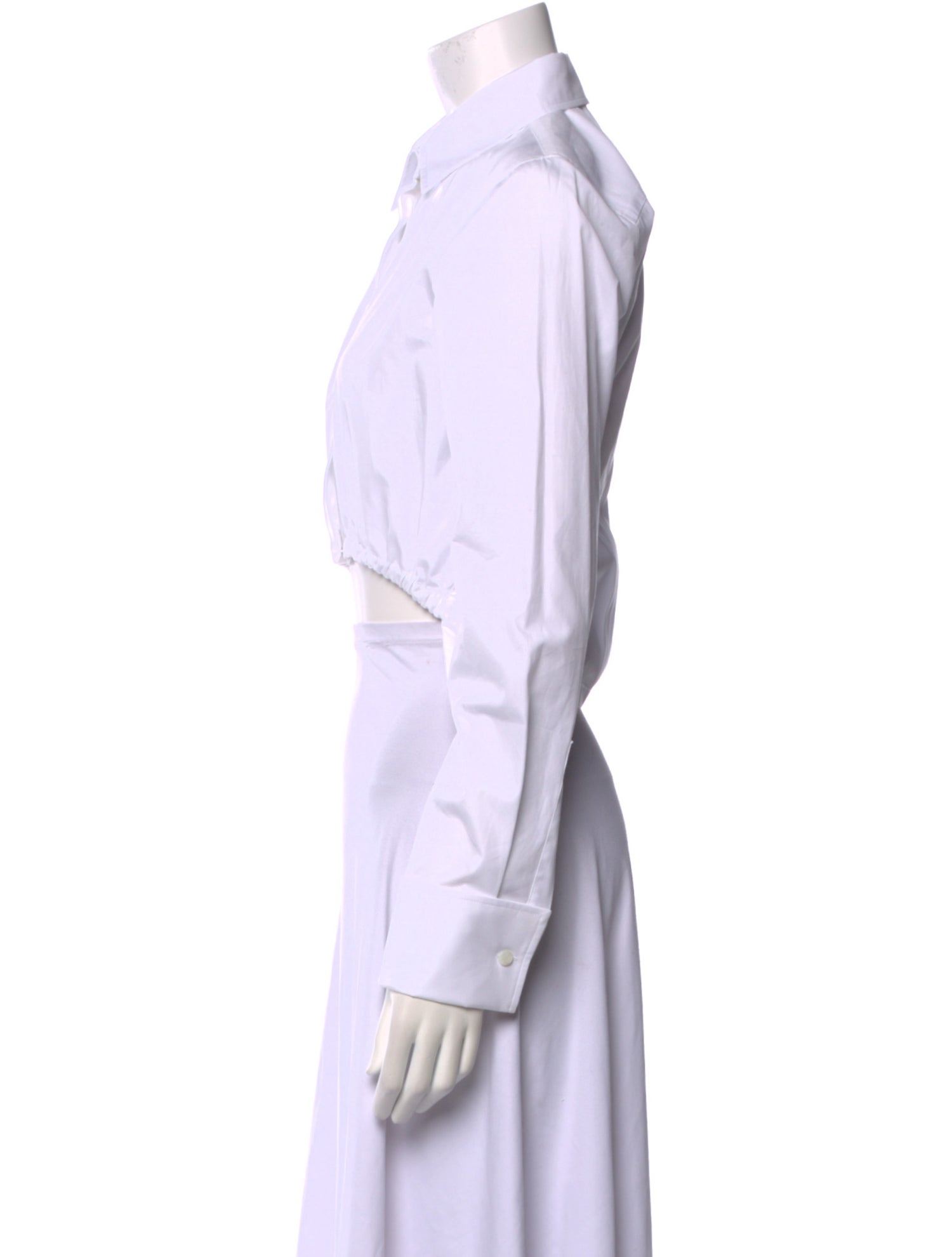 Max Mara Long Sleeve Crop Top