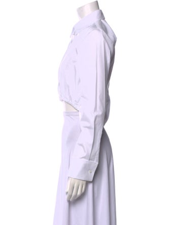 Max Mara Long Sleeve Crop Top