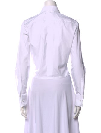 Max Mara Long Sleeve Crop Top