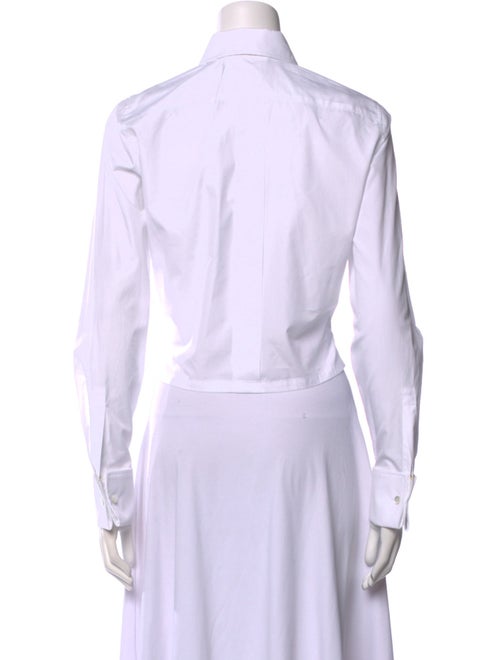 Max Mara Long Sleeve Crop Top