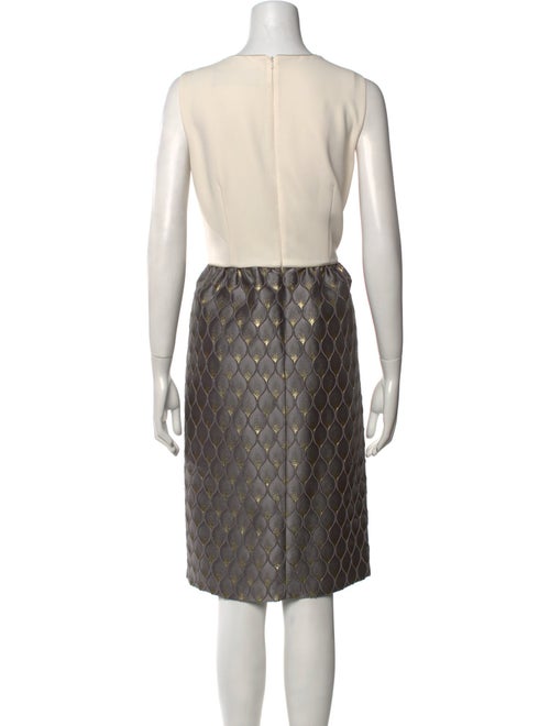 Max Mara Printed Knee-Length Dress