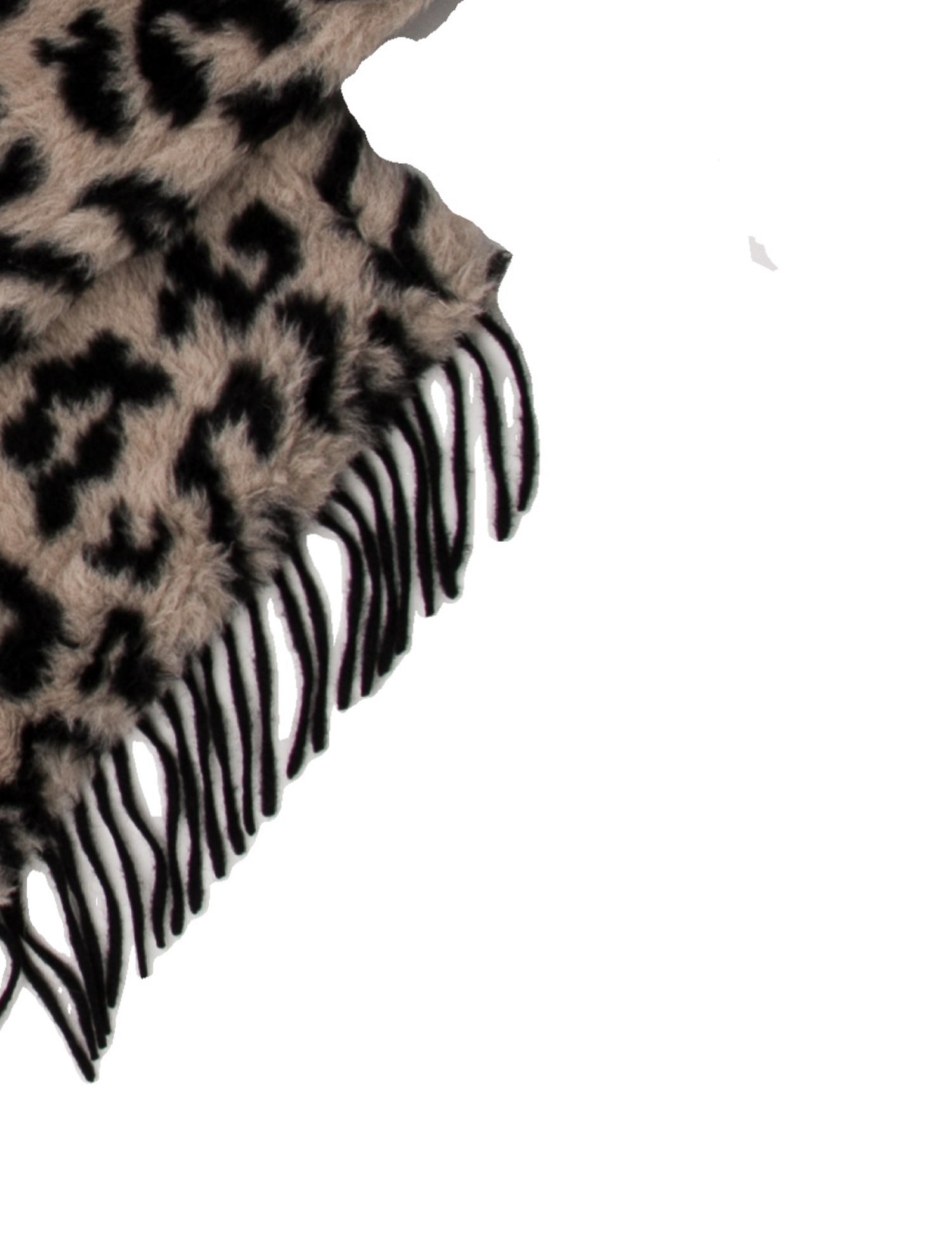 Max Mara Cashmere Animal Print Scarf