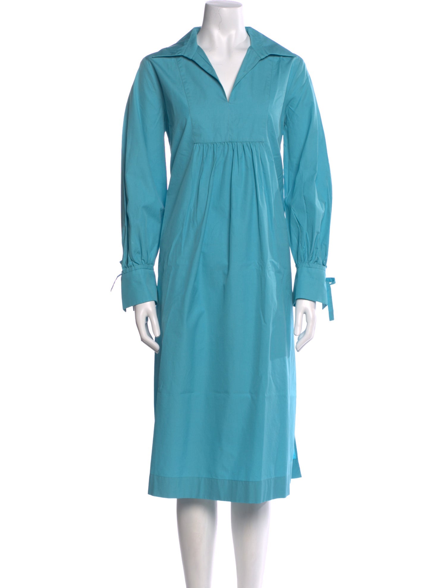 Max Mara V-Neck Midi Length Dress