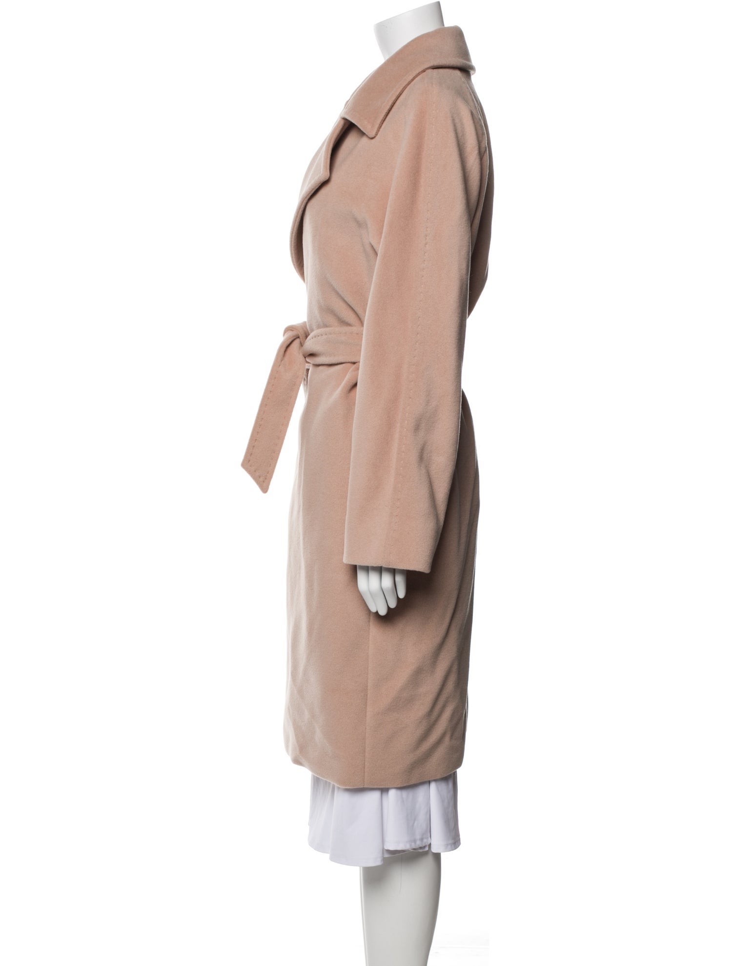 Max Mara Estella Virgin Wool Trench Coat