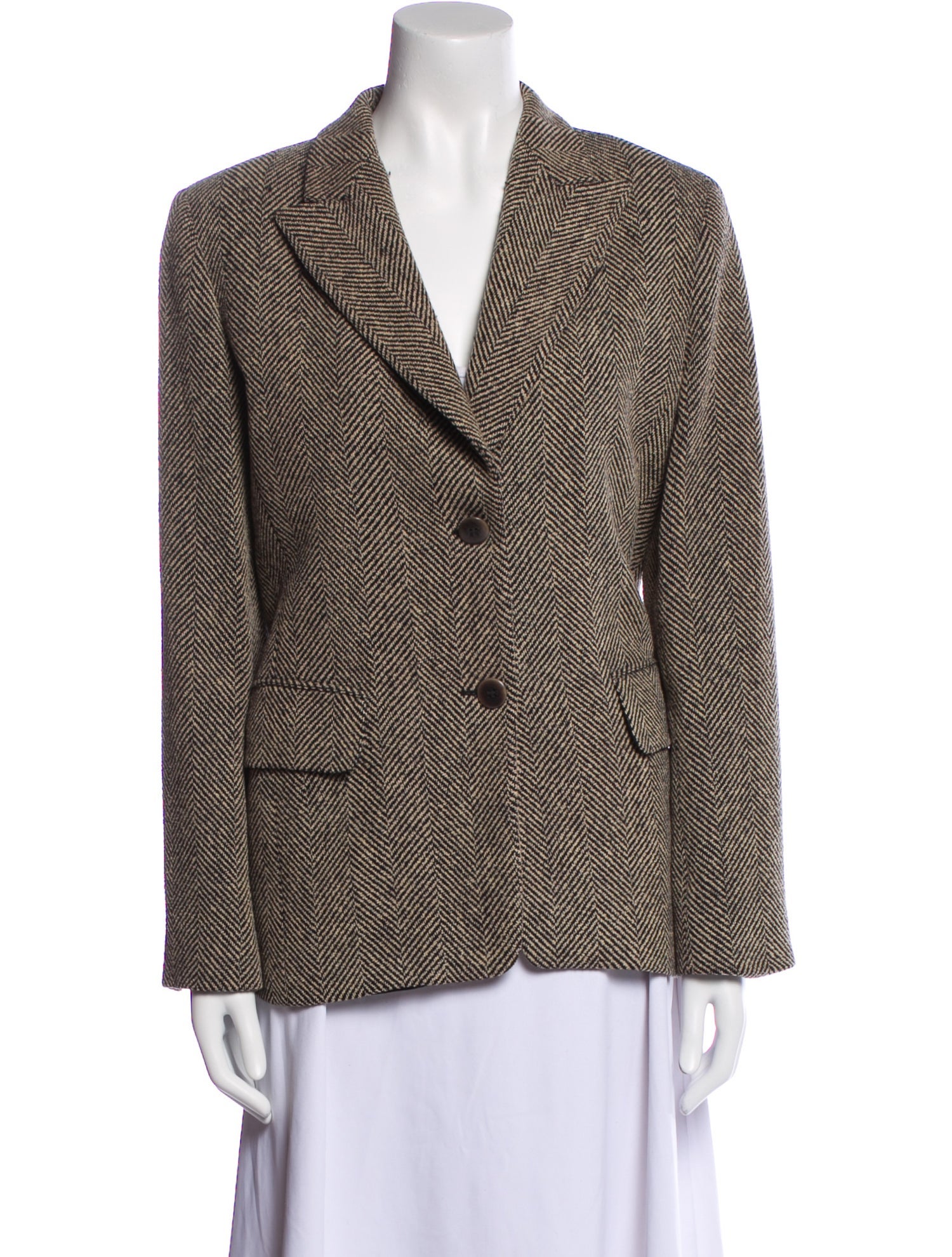 Max Mara Wool Printed Blazer