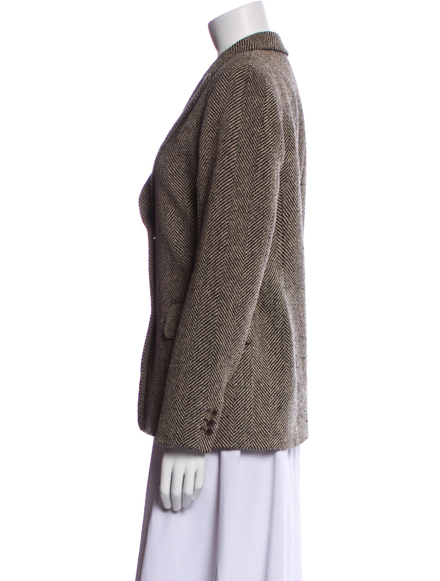 Max Mara Wool Printed Blazer