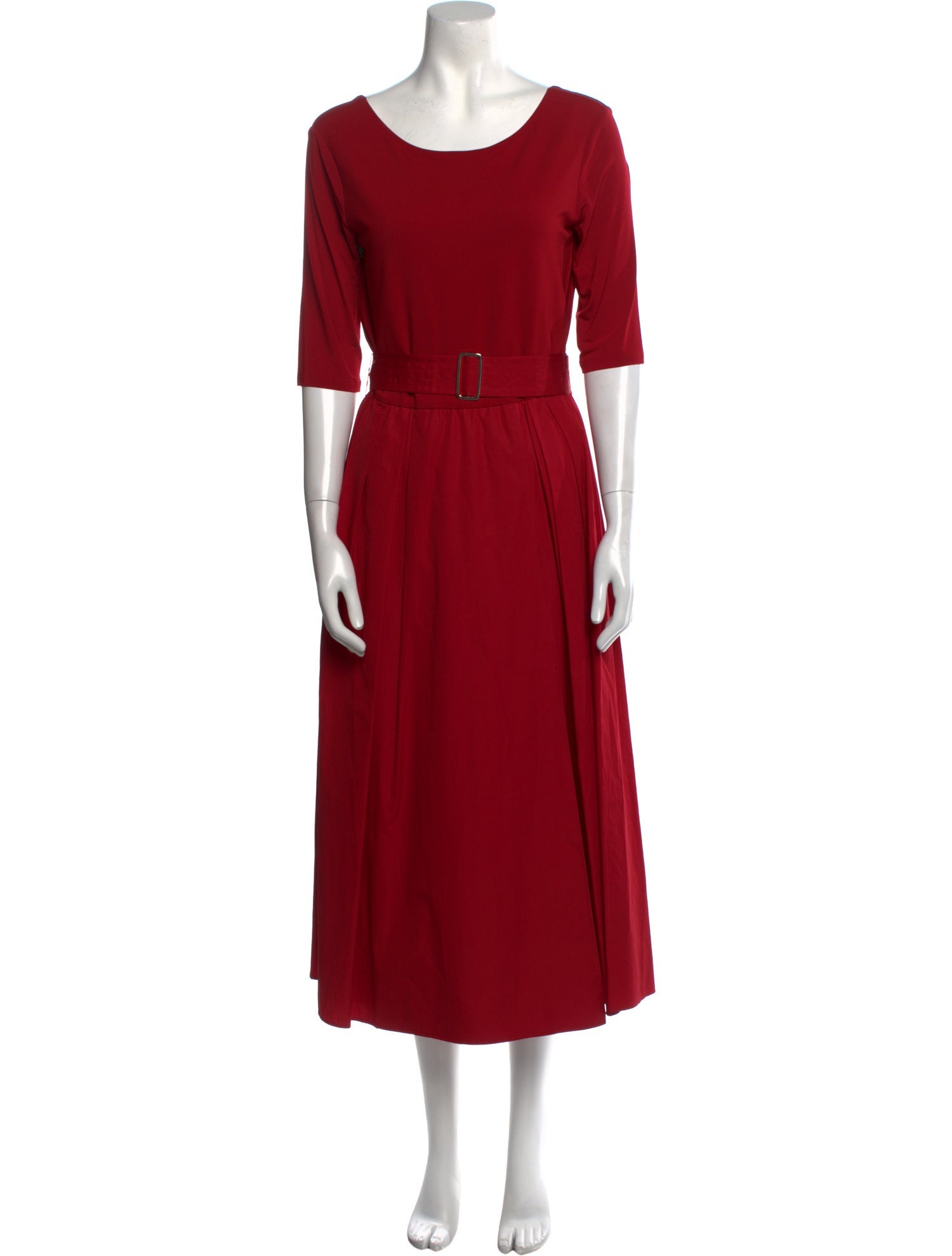 Max Mara Scoop Neck Midi Length Dress w/ Tags