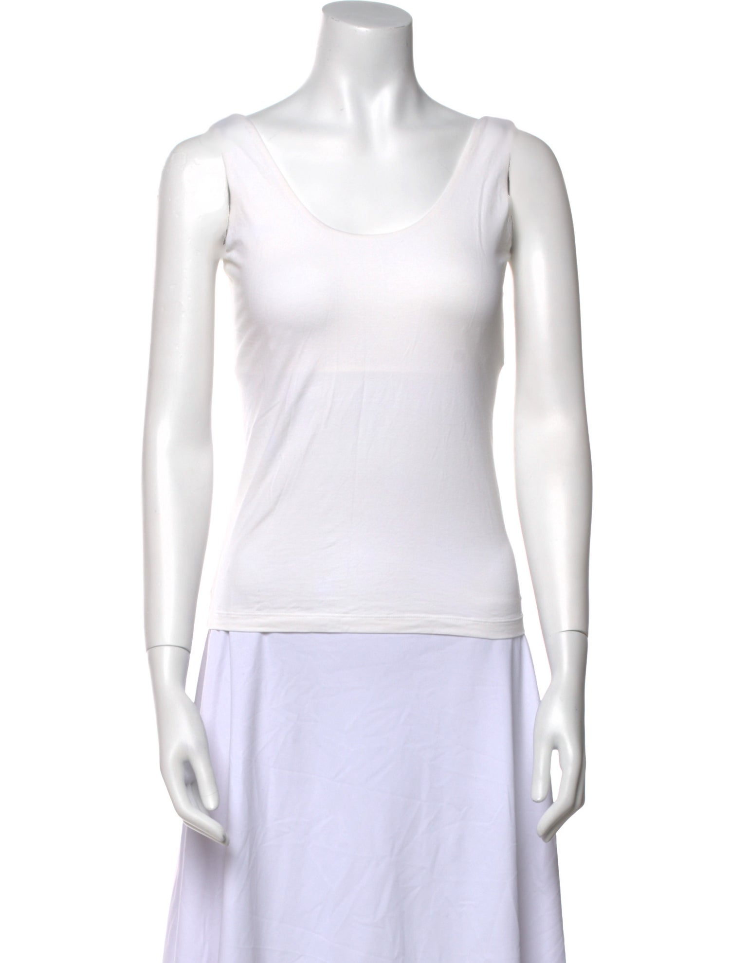 Max Mara Scoop Neck Sleeveless Top