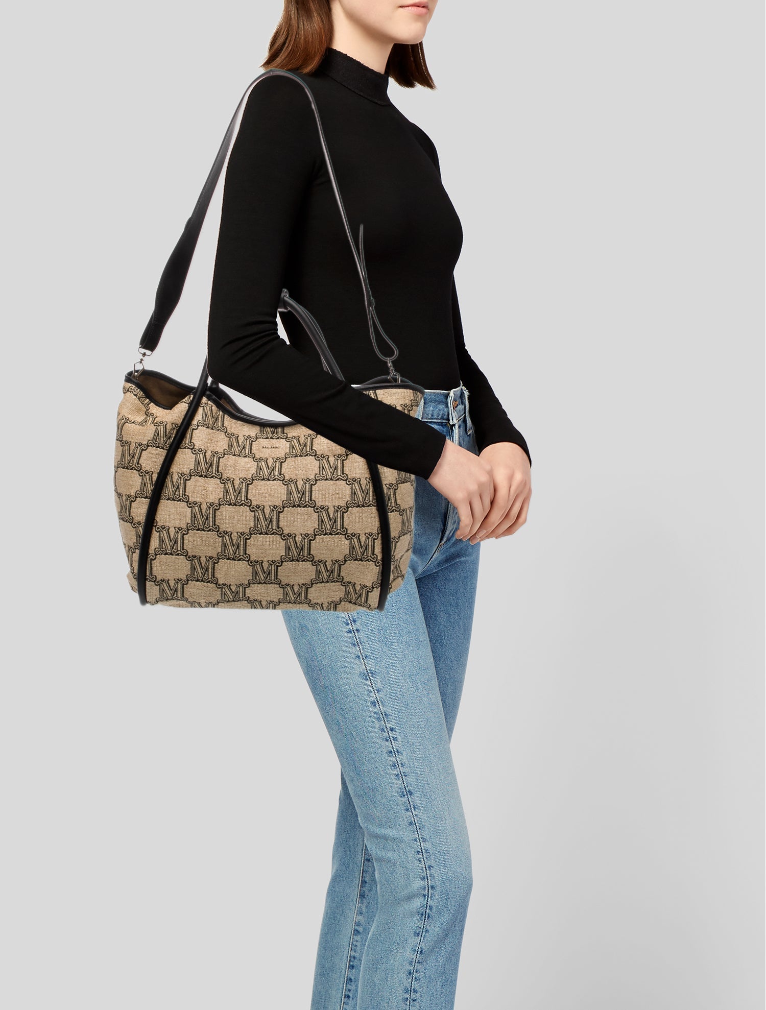 Max Mara Canvas Crossbody Bag