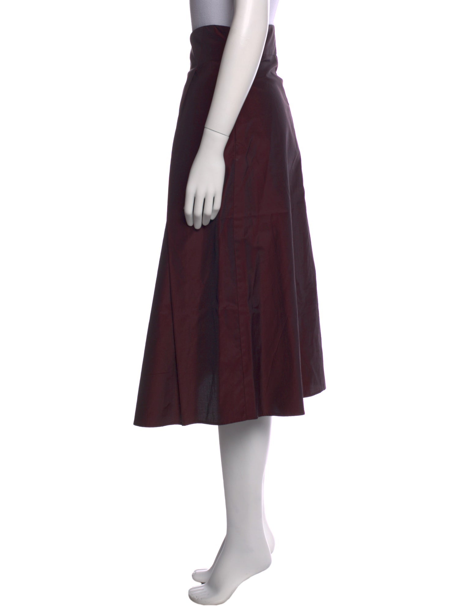 Max Mara Silk Midi Length Skirt