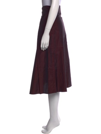 Max Mara Silk Midi Length Skirt
