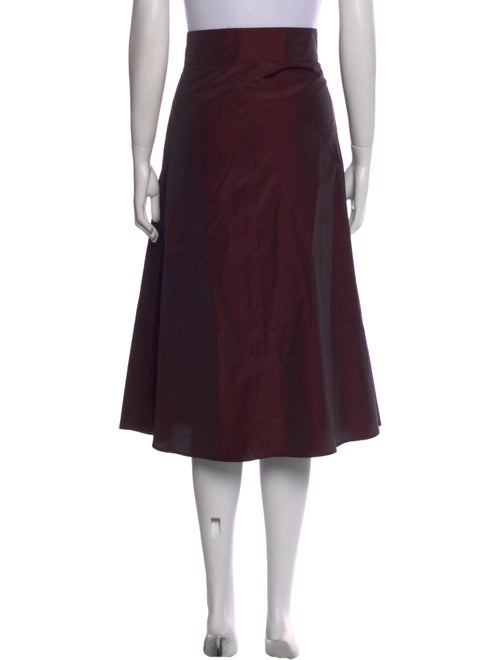 Max Mara Silk Midi Length Skirt