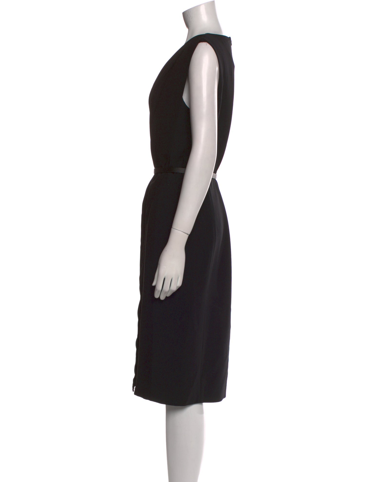 Max Mara Bateau Neckline Midi Length Dress