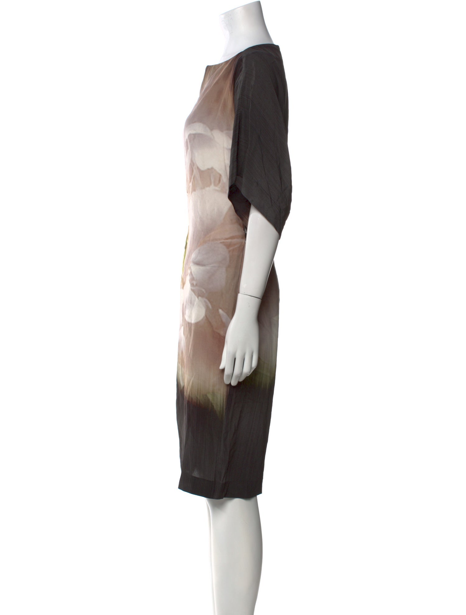 Max Mara Silk Knee-Length Dress