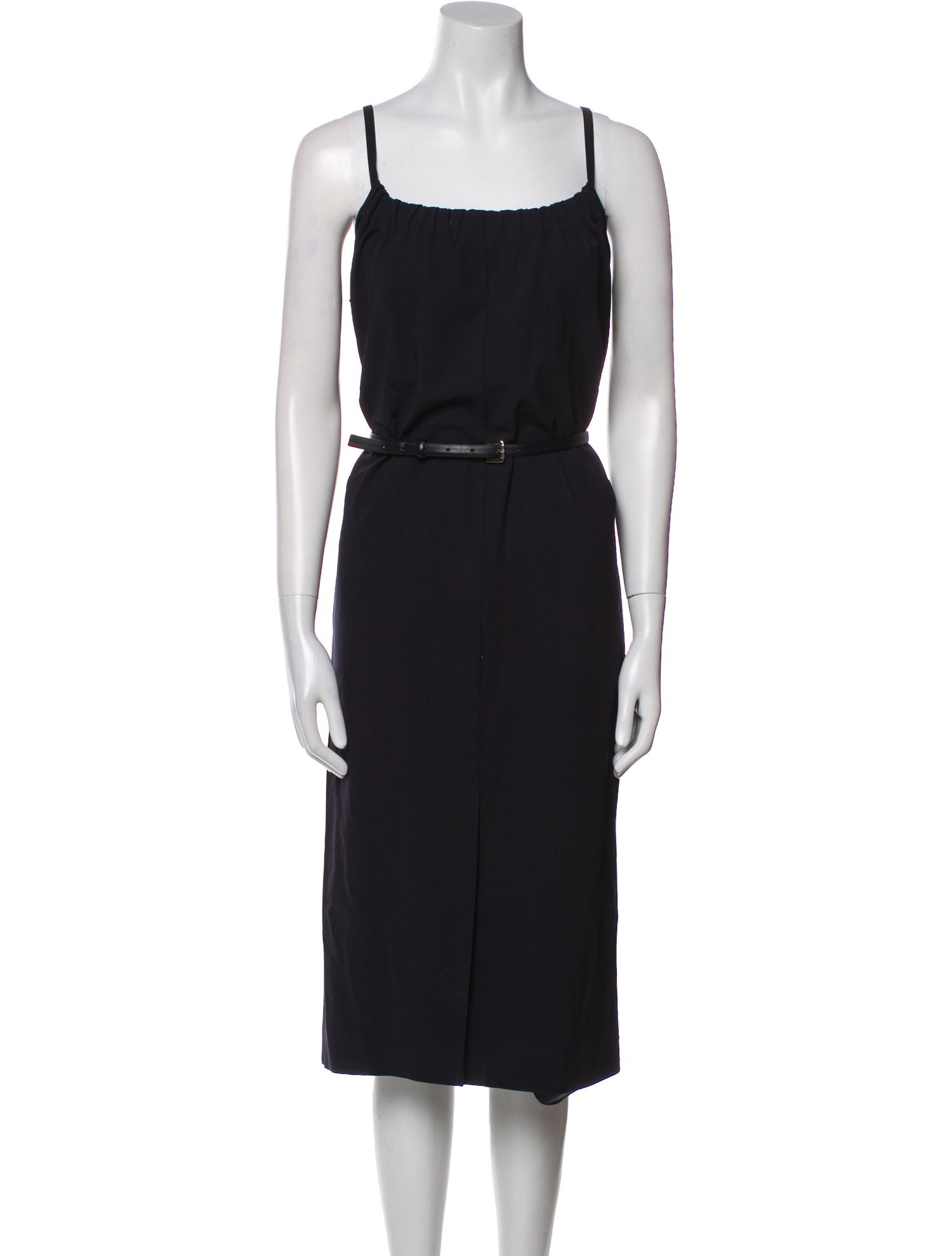 Max Mara Virgin Wool Midi Length Dress