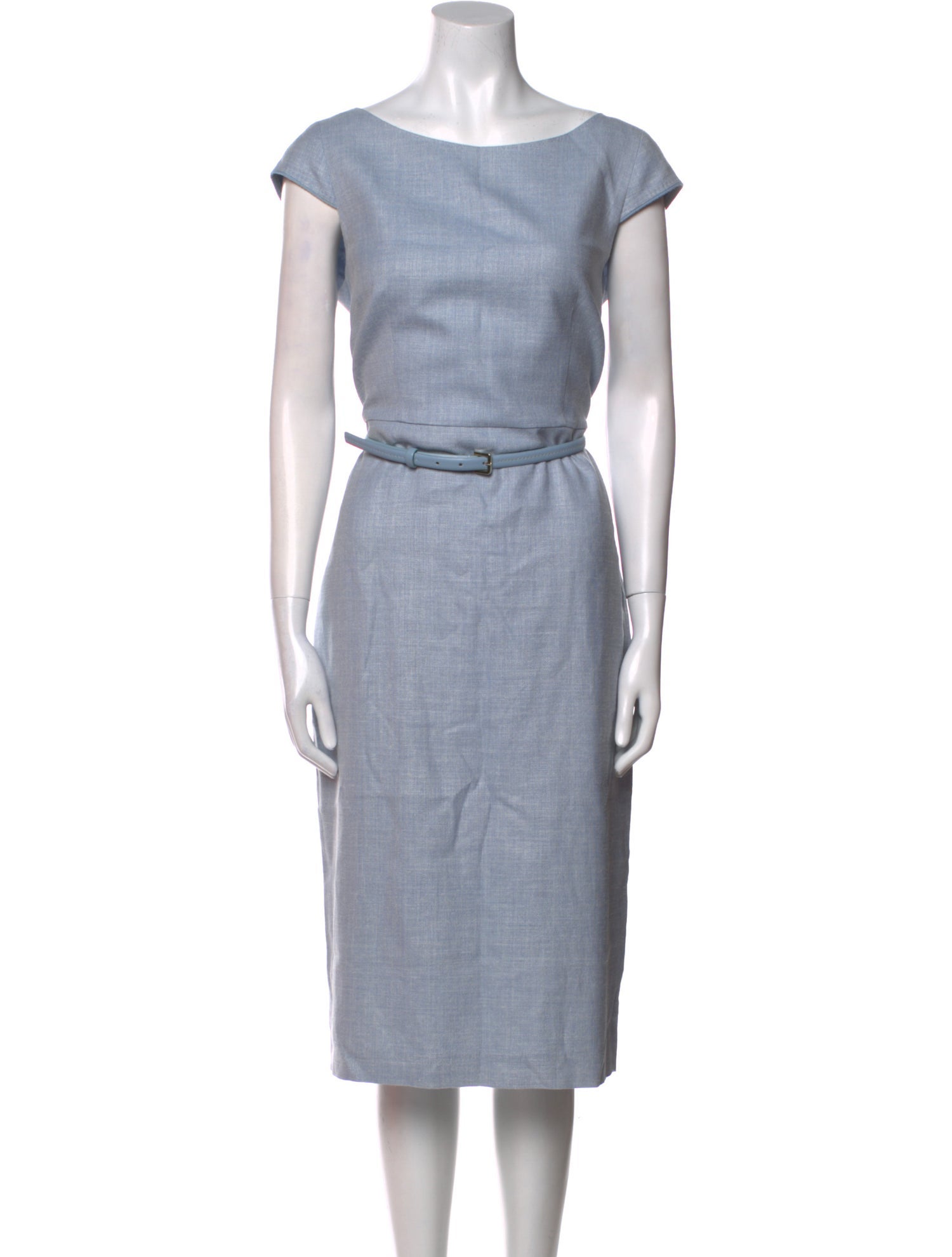 Max Mara Silk Midi Length Dress