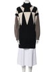 Max Mara Wool Colorblock Pattern Sweater