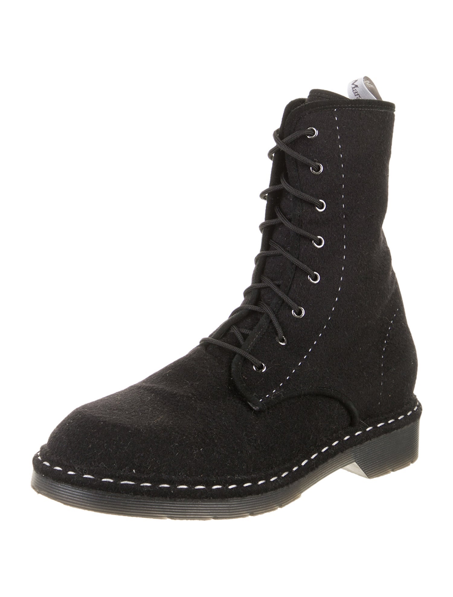 Max Mara Suede Combat Boots