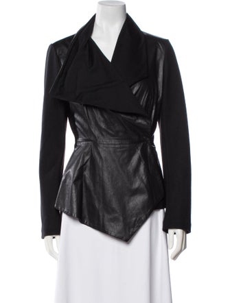 Max Mara Virgin Wool Biker Jacket