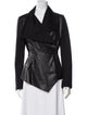 Max Mara Virgin Wool Biker Jacket