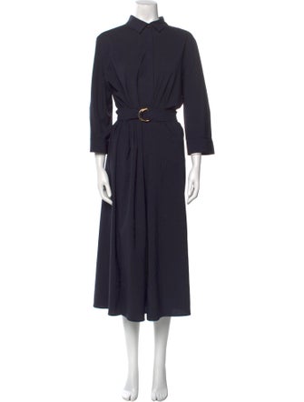 Max Mara Virgin Wool Long Dress