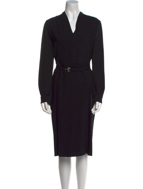 Max Mara Virgin Wool Midi Length Dress