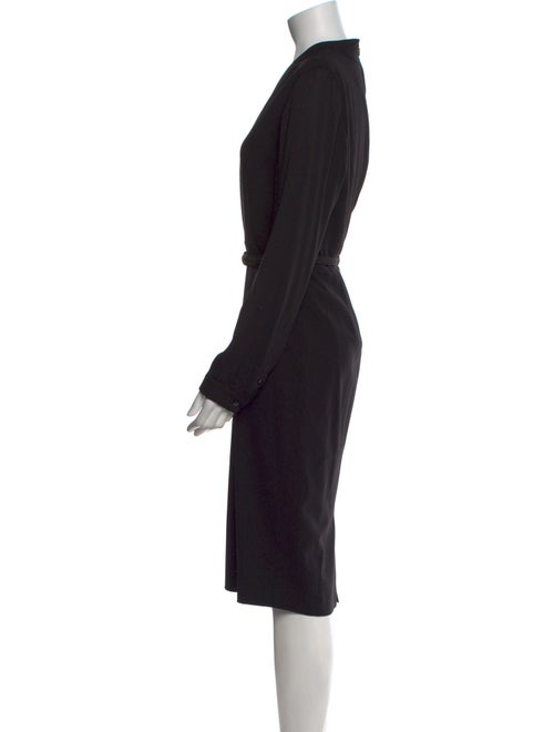 Max Mara Virgin Wool Midi Length Dress