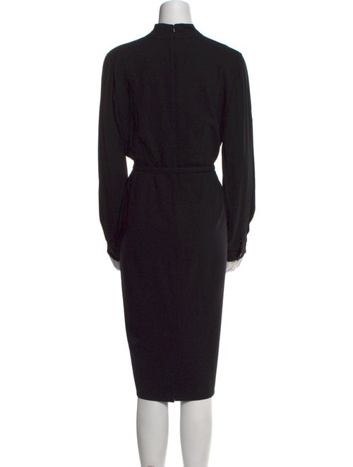 Max Mara Virgin Wool Midi Length Dress