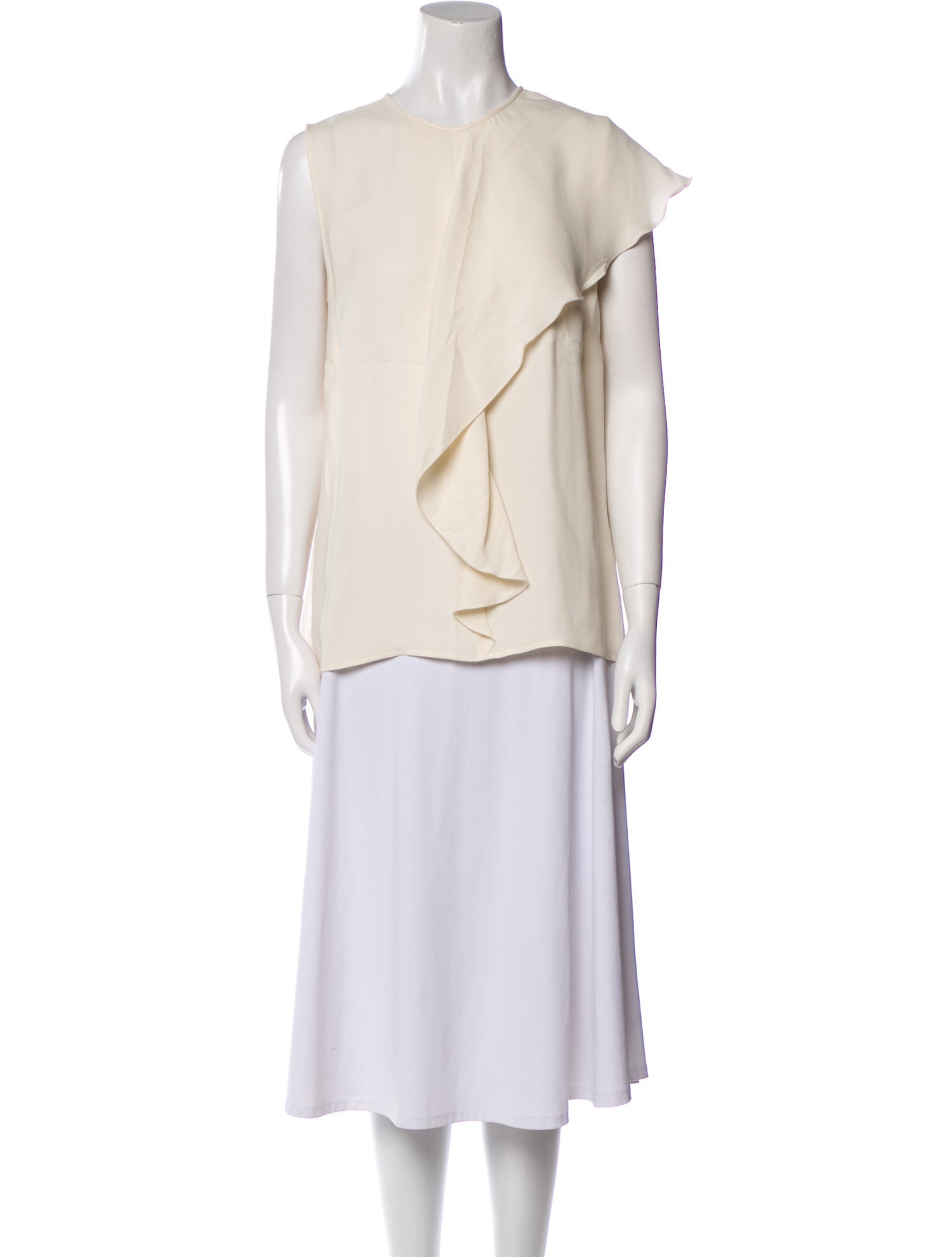 Max Mara Crew Neck Sleeveless Tunic