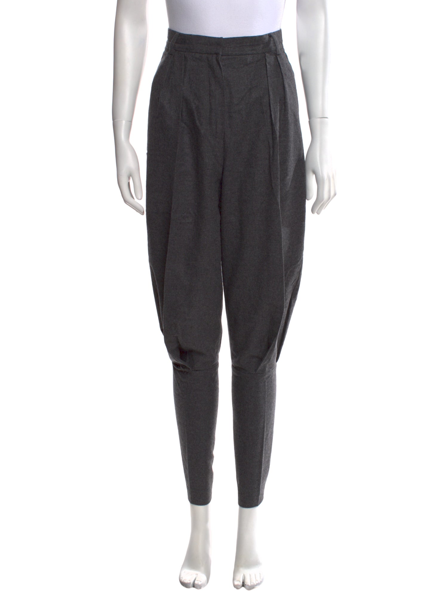 Max Mara Virgin Wool Skinny Leg Pants