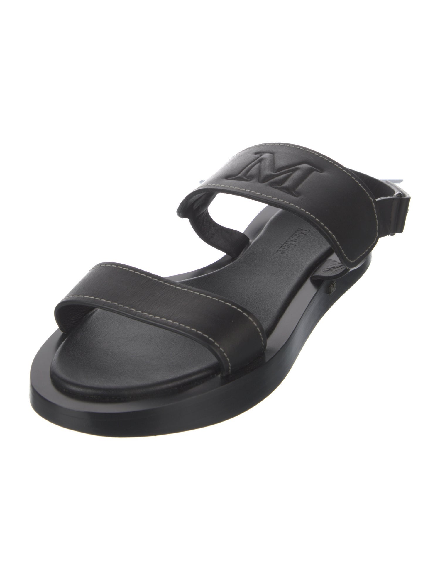 Max Mara Leather Slingback Sandals