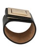 Max Mara Leather Logo Bracelet