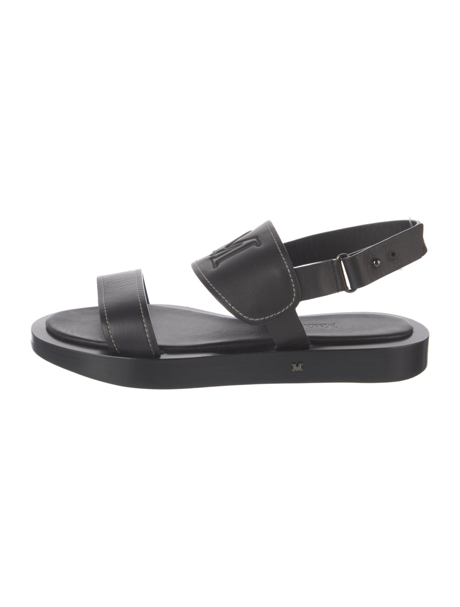 Max Mara Leather Slingback Sandals