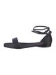 Max Mara Satin Sandals