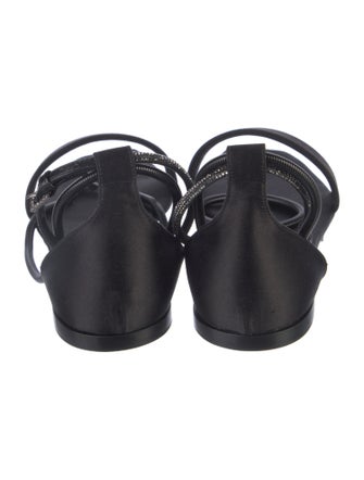 Max Mara Satin Sandals