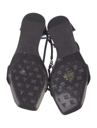 Max Mara Satin Sandals