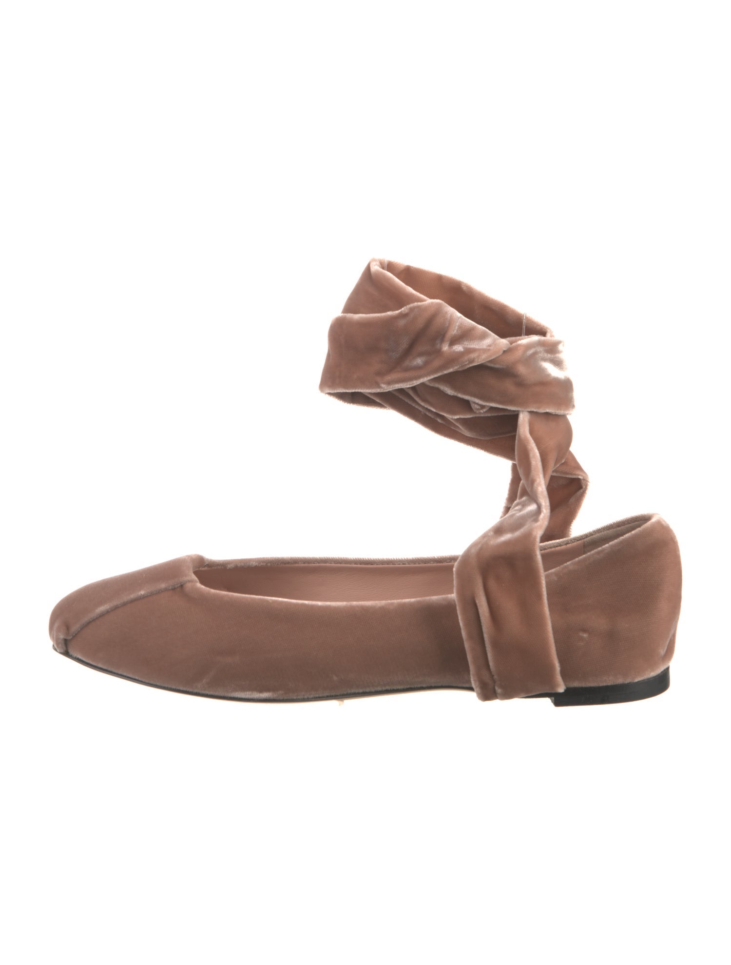 Max Mara Velvet Ballet Flats