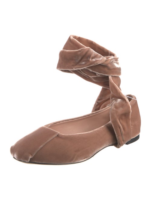 Max Mara Velvet Ballet Flats