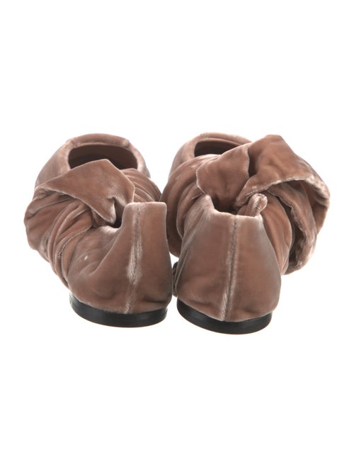 Max Mara Velvet Ballet Flats