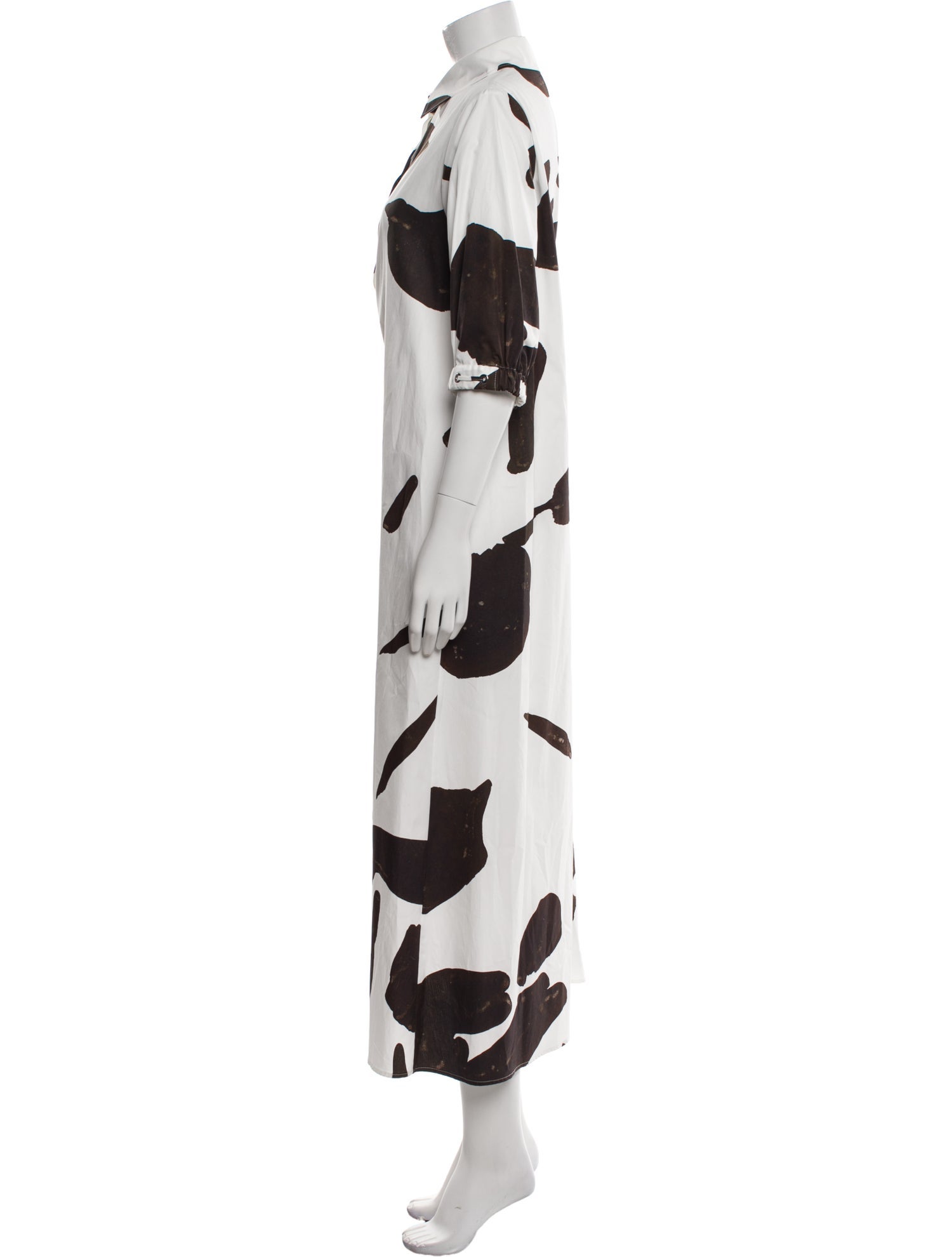 Max Mara Printed Long Dress