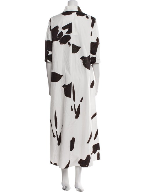 Max Mara Printed Long Dress
