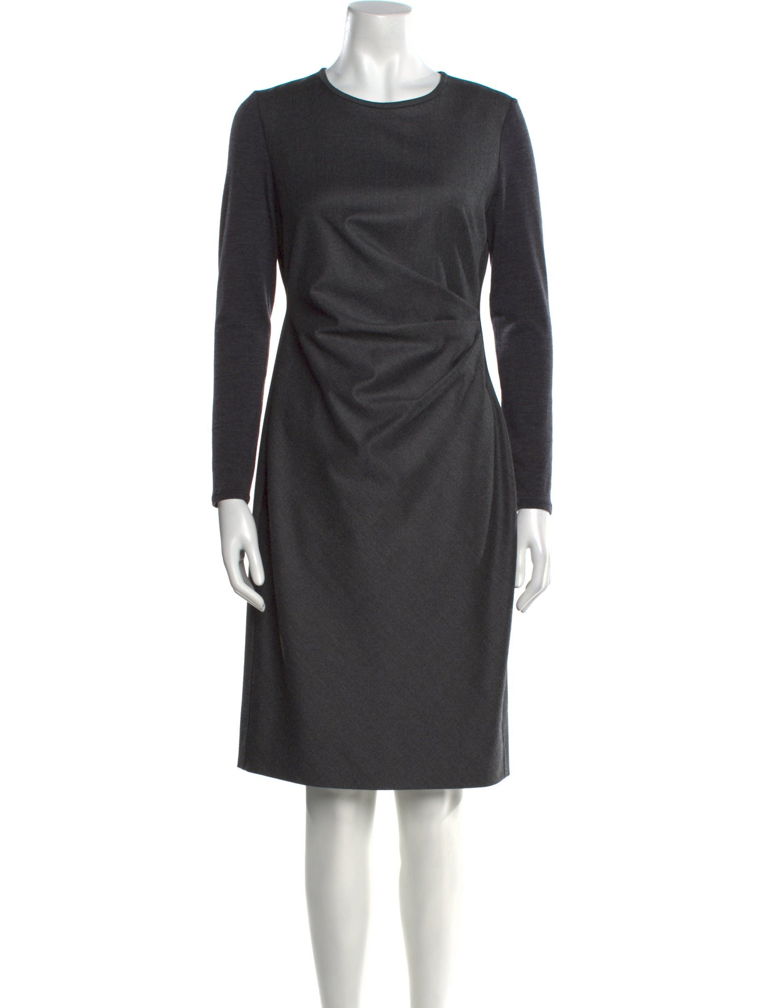 Max Mara Virgin Wool Knee-Length Dress