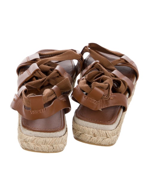 Max Mara Leather Espadrilles