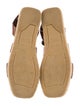 Max Mara Leather Espadrilles