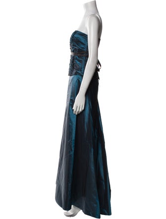 Max Mara Silk Ruffle Embellishment Skirt Set