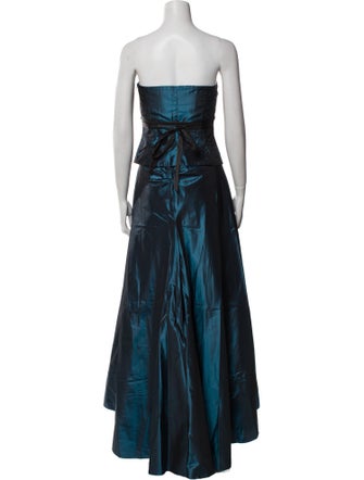 Max Mara Silk Ruffle Embellishment Skirt Set