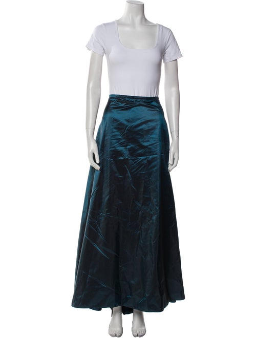 Max Mara Silk Ruffle Embellishment Skirt Set
