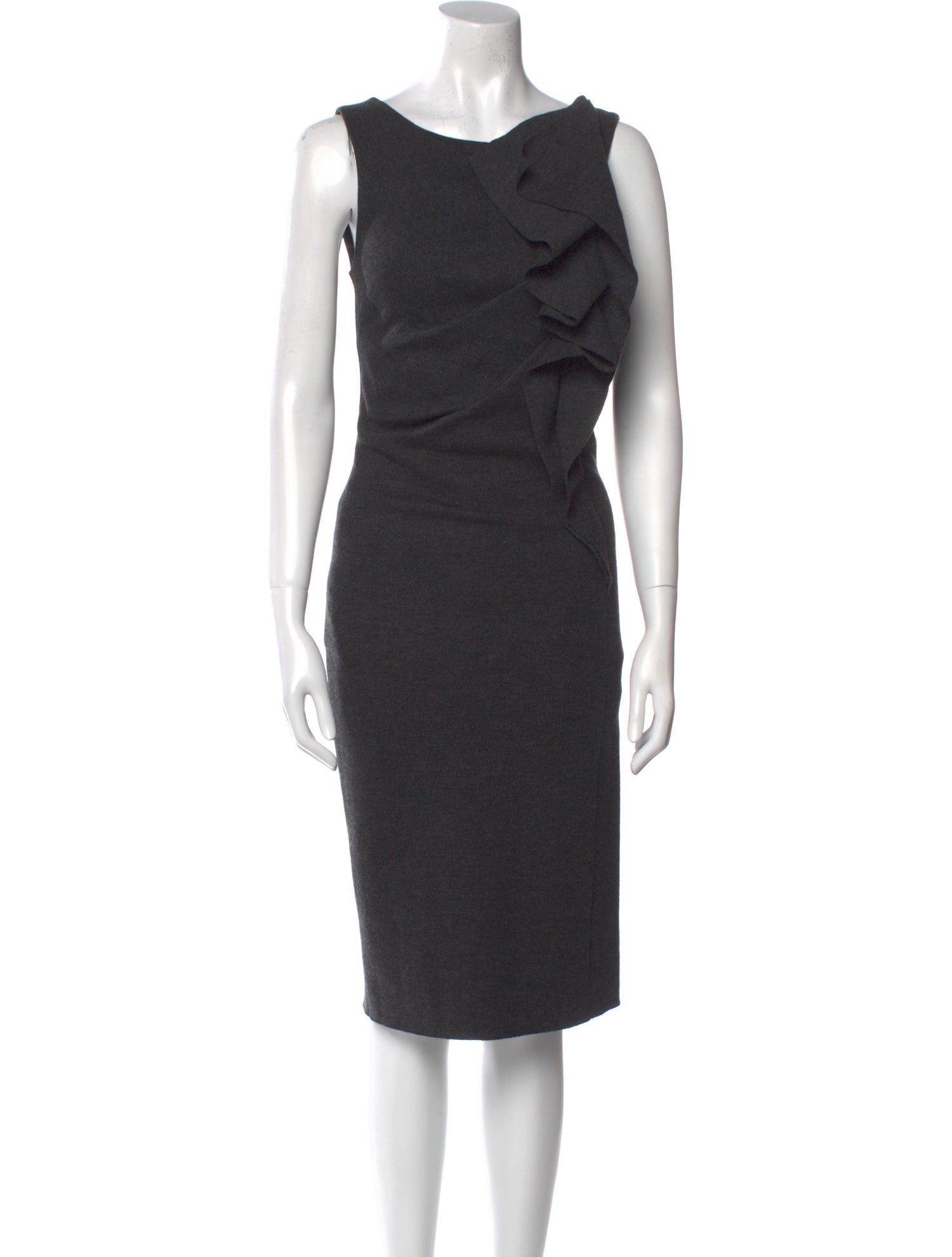 Max Mara Wool Midi Length Dress