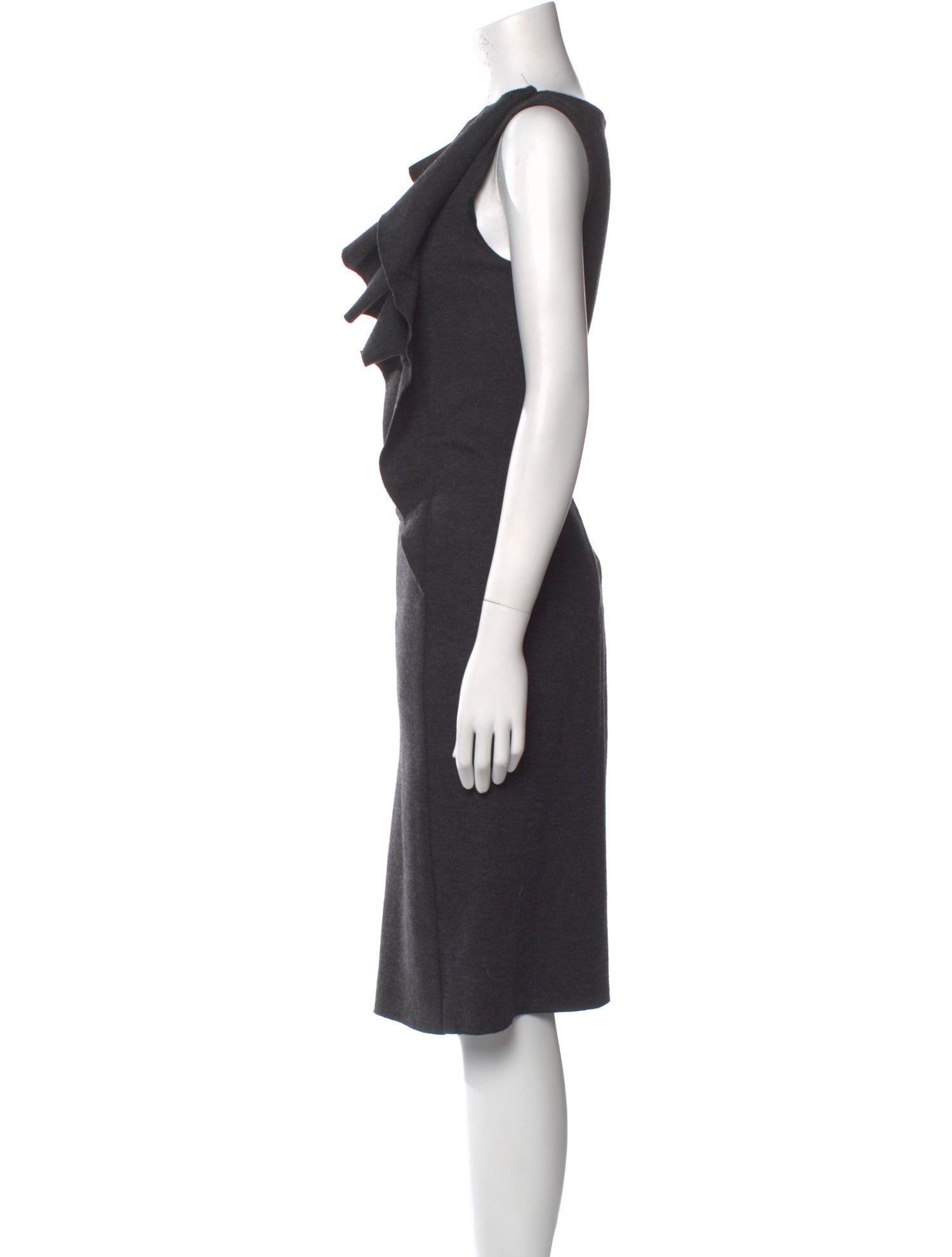 Max Mara Wool Midi Length Dress
