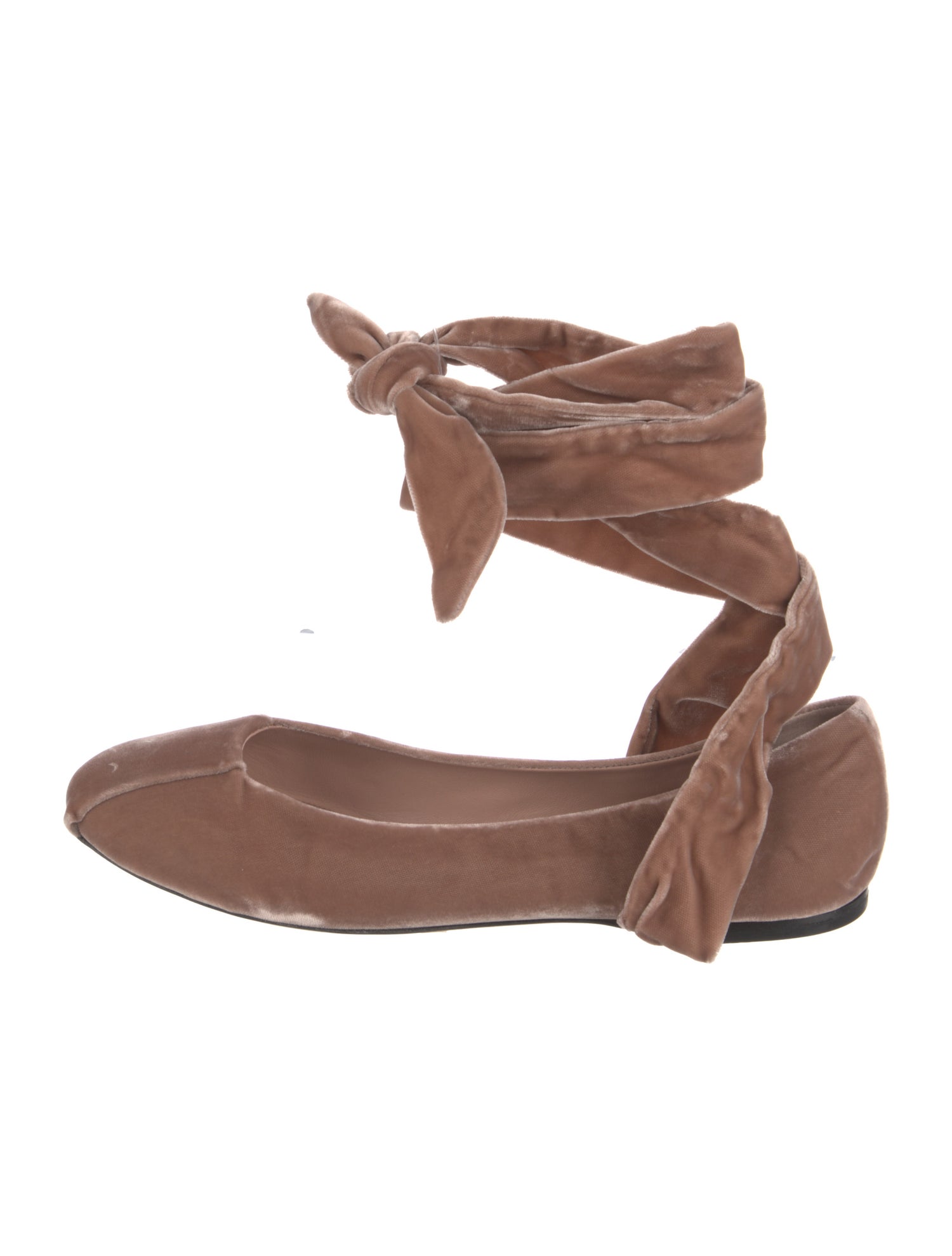 Max Mara Velvet Flats